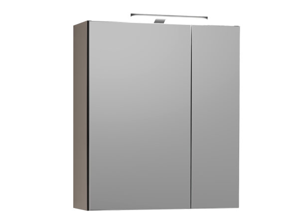 Badezimmer Spiegelschrank VENEZIA kaschmir Badmöbel 60 cm breit