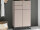 Badezimmer Highboard VENEZIA kaschmir Badmöbel 60 cm breit