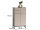 Badezimmer Highboard VENEZIA kaschmir Badmöbel 60 cm breit