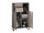 Badezimmer Highboard VENEZIA kaschmir Badmöbel 60 cm breit