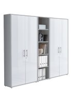 Aktenschrank TABOR 10 in lichtgrau / weiß...