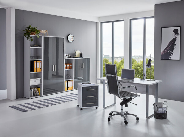 Büromöbel-Set TABOR 4 Arbeitszimmer Komplett-Set Büro Home-Office Büromöbel