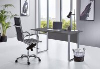 Büromöbel-Set TABOR 2 in anthrazit / anthrazit matt, Arbeitszimmer Komplett-Set Büro