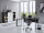 Büromöbel-Set TABOR 2 in anthrazit / weiß Hochglanz, Arbeitszimmer Komplett-Set Büro