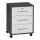 Büromöbel-Set TABOR 2 in anthrazit / weiß Hochglanz, Arbeitszimmer Komplett-Set Büro