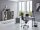 Büromöbel-Set TABOR 2 in lichtgrau / anthrazit matt, Arbeitszimmer Komplett-Set Büro