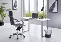Büromöbel-Set TABOR 2 in weiß / anthrazit matt, Arbeitszimmer Komplett-Set Büro