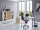 Büromöbel-Set TABOR 2 in weiß / Gold Harbor Oak, Arbeitszimmer Komplett-Set Büro