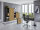 Büromöbel-Set TABOR 4 in anthrazit / Artisan Eiche, Arbeitszimmer Komplett-Set Büro