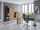 Büromöbel-Set TABOR 4 in anthrazit / Gold Harbor Oak, Arbeitszimmer Komplett-Set Büro