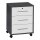 Büromöbel-Set TABOR 4 in anthrazit / weiß matt, Arbeitszimmer Komplett-Set Büro