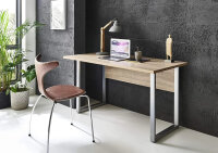 Büromöbel-Set TABOR 4 in Eiche Sonoma / lichtgrau, Arbeitszimmer Komplett-Set Büro