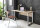Büromöbel-Set TABOR 4 in Eiche Sonoma / lichtgrau, Arbeitszimmer Komplett-Set Büro