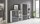 Büromöbel-Set TABOR 4 in weiß / anthrazit Hochglanz, Arbeitszimmer Komplett-Set Büro