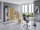 Büromöbel-Set TABOR 4 in weiß / Artisan Eiche, Arbeitszimmer Komplett-Set Büro