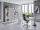 Büromöbel-Set TABOR 4 in weiß / lichtgrau, Arbeitszimmer Komplett-Set Büro