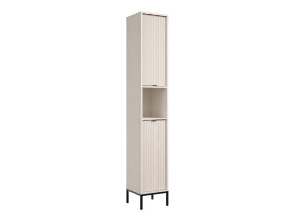 Badezimmer Hochschrank CASTELLO kaschmir Badmöbel 32 cm breit