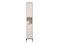 Badezimmer Hochschrank CASTELLO kaschmir Badmöbel 32 cm breit