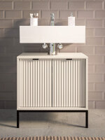 Badezimmer Waschbeckenunterschrank CASTELLO kaschmir Badmöbel Wbu 60 cm