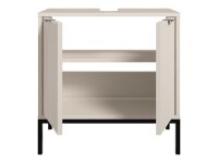 Badezimmer Waschbeckenunterschrank CASTELLO kaschmir Badmöbel Wbu 60 cm