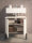 Badezimmer Waschbeckenunterschrank CASTELLO kaschmir Badmöbel Wbu 60 cm