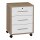 Büromöbel-Set TABOR PRO 4 in Eiche Sonoma / weiß matt, Arbeitszimmer Komplett-Set