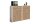 Aktenschrank TABOR 17 in weiß / Gold Harbor Oak, Schrankwand, Büroschrank, Metallgriffe