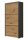 Schuhkipper / Schuhschrank LYON, 3 Klappen, Metallgriffe, (BxHxT) 61x115x25 cm