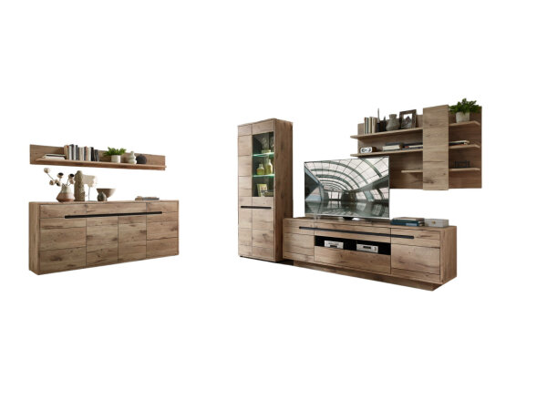 Wohnwand + Sideboard