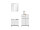 Badezimmer Badmöbel-Set VENEZIA weiß matt Spiegelschrank WBU Highboard Set 3