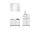 Badezimmer Badmöbel-Set VENEZIA weiß matt Spiegelschrank WBU Highboard Set 3