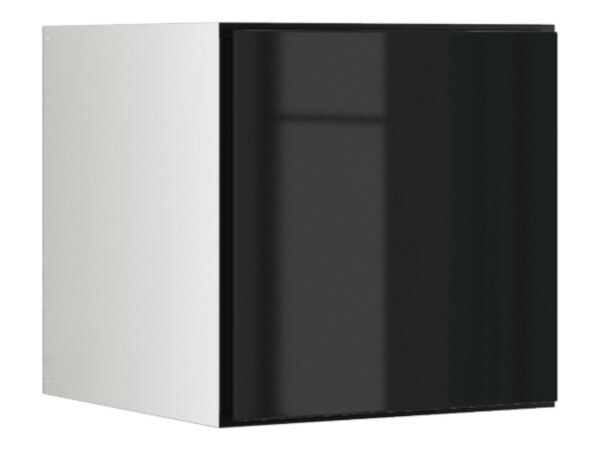 weiß / schwarz Hochglanz