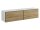 Lowboard VARIANTO 1 Schrank Set, modernes griffloses TV-Board, 2 tlg., 152 cm, TV-Schrank, stehend und hängend