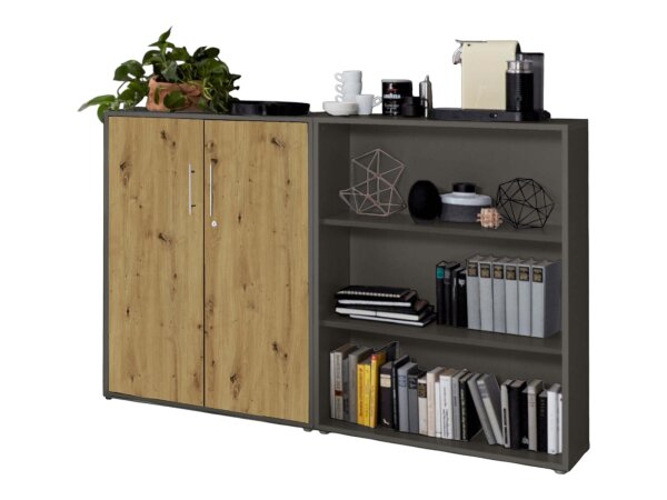 anthrazit / Artisan Eiche