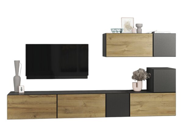 anthrazit matt / Evoke Eiche / anthrazit matt M1