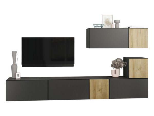 anthrazit matt / Evoke Eiche / anthrazit matt M2