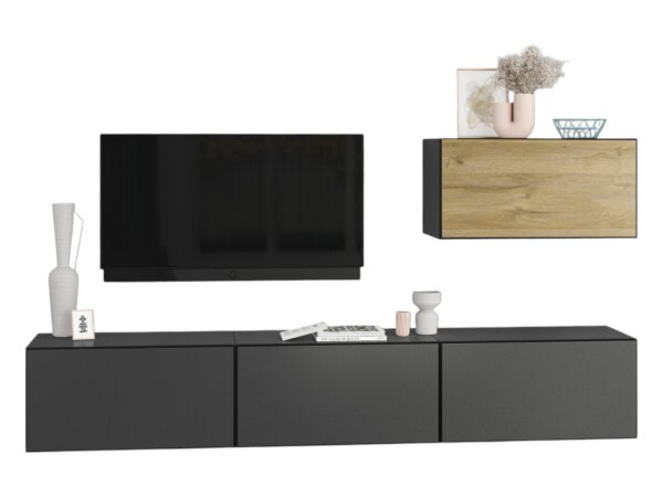 anthrazit matt / anthrazit matt / Evoke Eiche M1