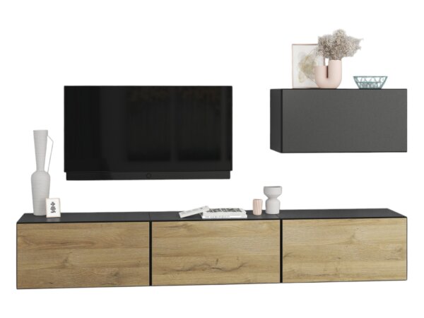 anthrazit matt / anthrazit matt / Evoke Eiche M2