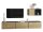 Wohnwand VARIANTO 5 Schrank Set 5 tlg., 228 cm, Wandhängend, 3 Schränke mit Klappen, 1 Schrank mit Tür und 1 Regal