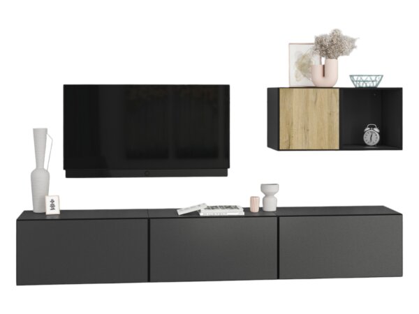 anthrazit matt / anthrazit matt / Evoke Eiche M1