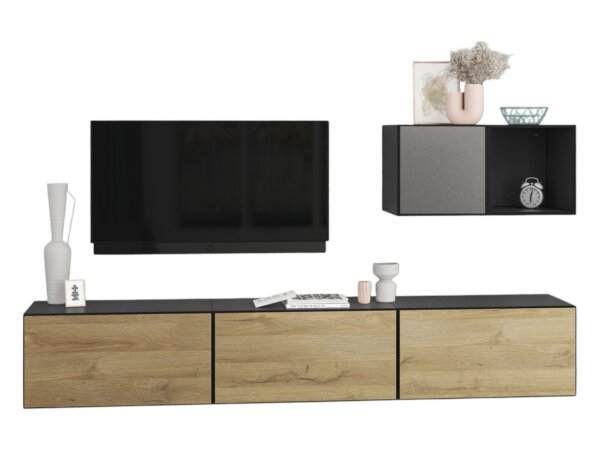 anthrazit matt / anthrazit matt / Evoke Eiche M2