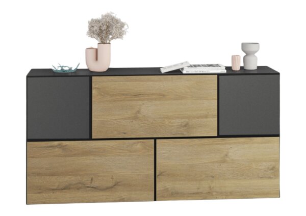 anthrazit matt / anthrazit matt / Evoke Eiche M1