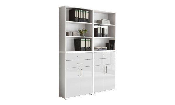 weiß / weiß Hochglanz