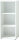 Aktenregal MONTERREY niedrig, Standregal, Glasauflage,  (BxHxT) 50x120x37 cm