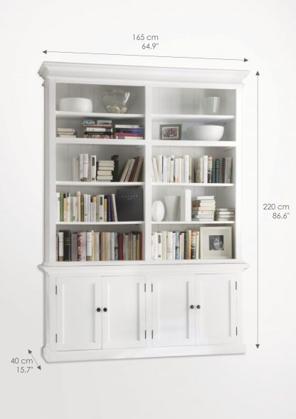 Novasolo Ca613 Halifax Wohnzimmerschrank In Weiss Massiv