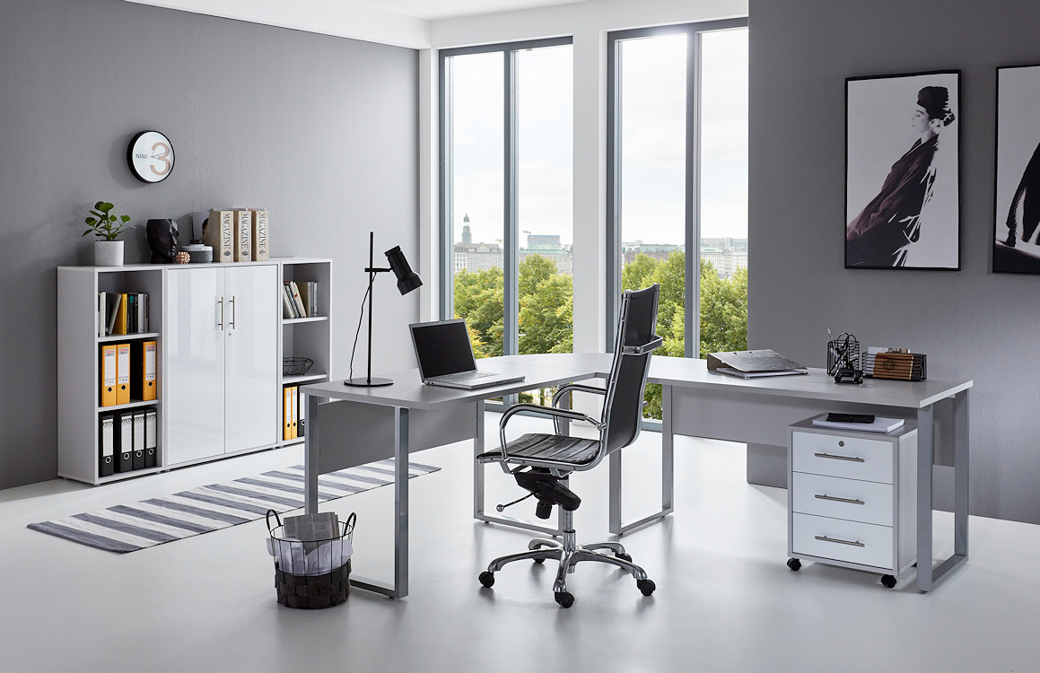 Büro-Set Tabor Pro 2 Büromöbel in verschiedenen Farbvarianten
